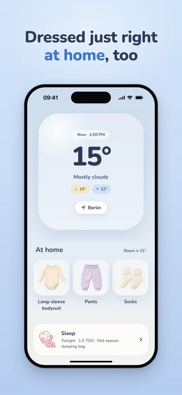 At home: how to dress baby by room temperature